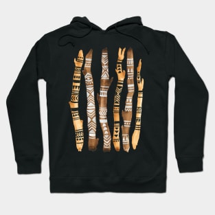 Tribal Painted Sticks Hoodie